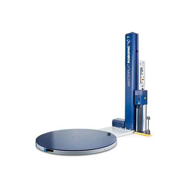 Aetna Group Usa Robopac Masterplat Semi-Automatic Turntable Stretch Wrapper, 65inDia., 110in Wrap Height 9020302679 - main